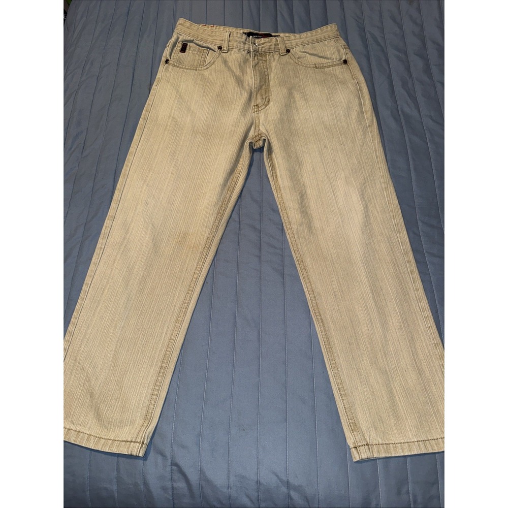 Vintage Y2K Southpole Baggy Jeans RN82628 Tan Men's 36x30